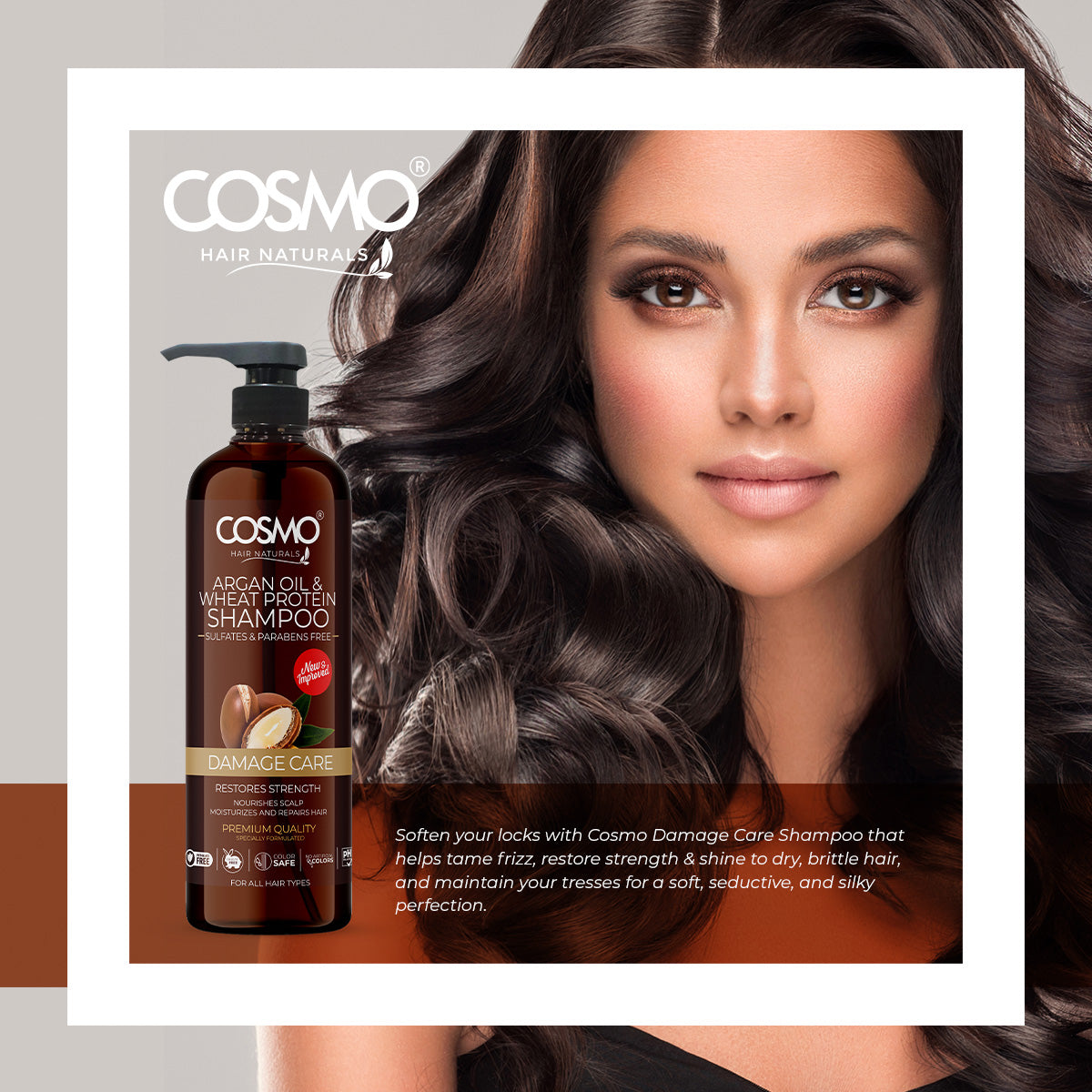 Damage Care Argan Oil & Wheat Protein Shampoo